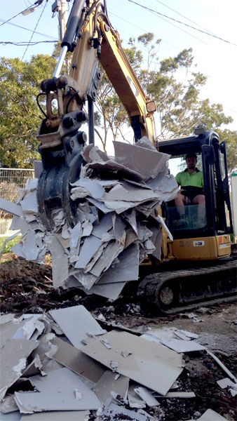 Demolition and rubbish removal