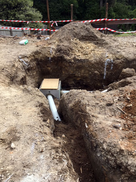 Trenching and drainage