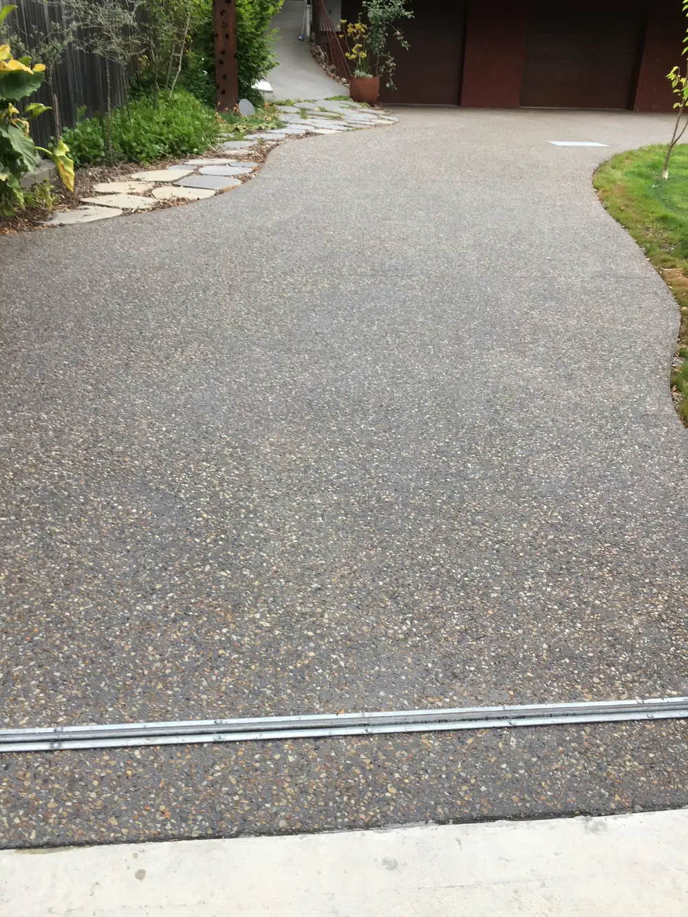 Construction of a driveway